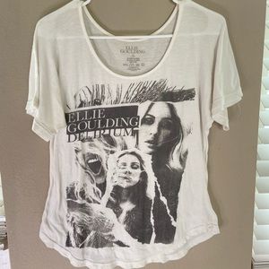 Ellie Goulding Delirium concert t-shirt